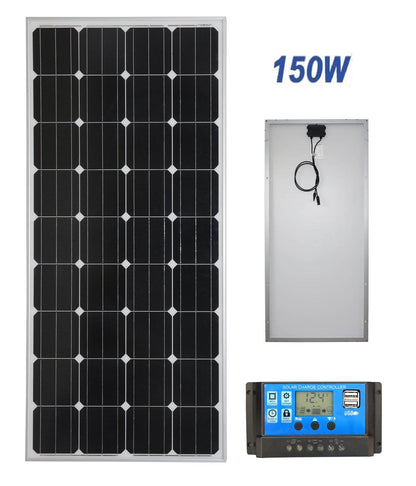150W Solar Panel with Solar Controller