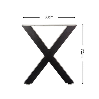 Metal Table Legs desk Bench Legs X Shape