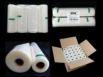 (2 Rolls/Pack) 15*500cm Vacuum Sealer Bag Roll