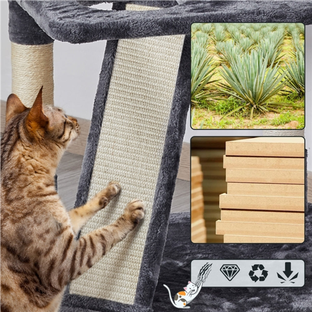 Large Cat Tree Big Cat House Plush Cat Tower