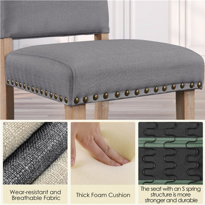 6pcs Upholstered Kitchen Dining Chairs