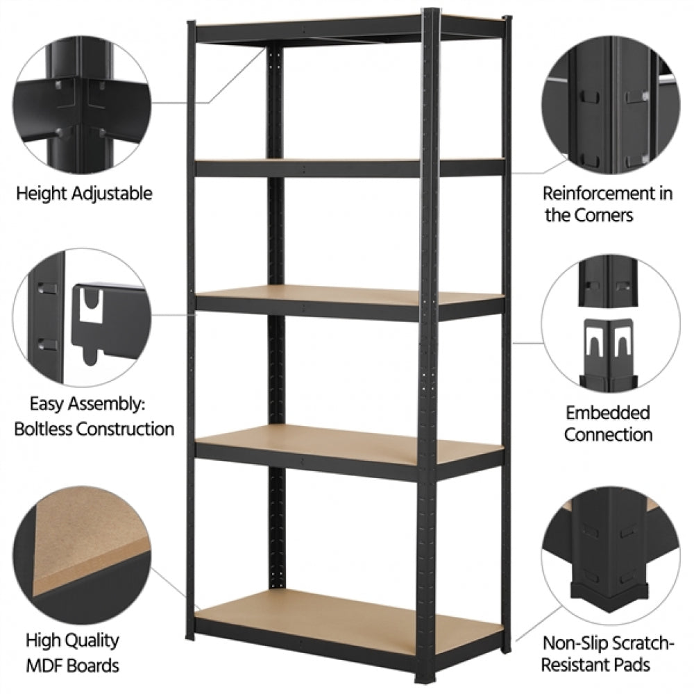 Metal 5-Tier Storage Rack