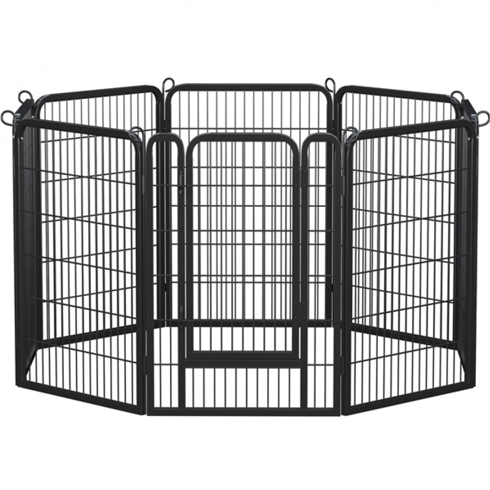 8 Panels Dog Playpen 100cm Tall