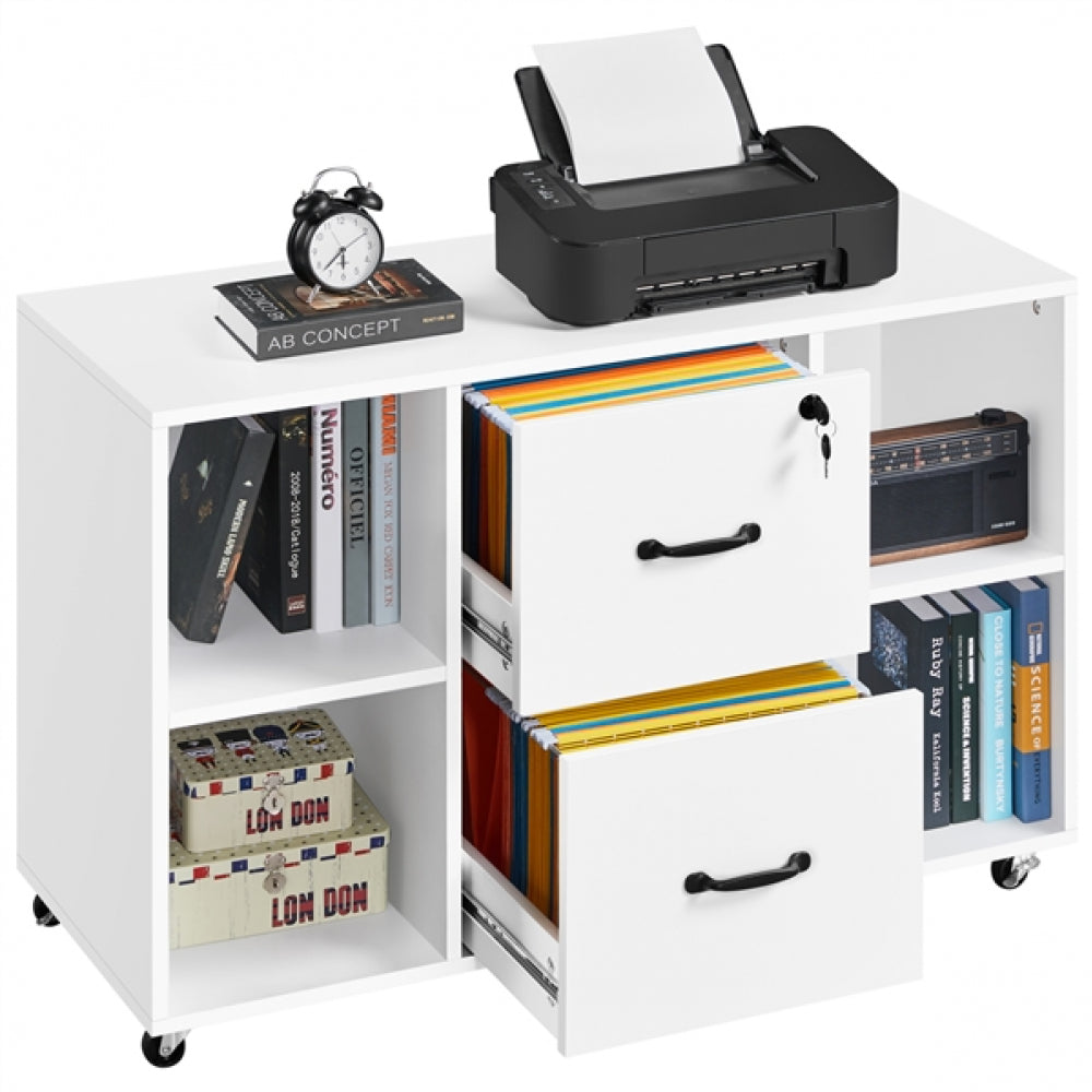 Vintage File Cabinet Mobile Letter Size File Cabinet