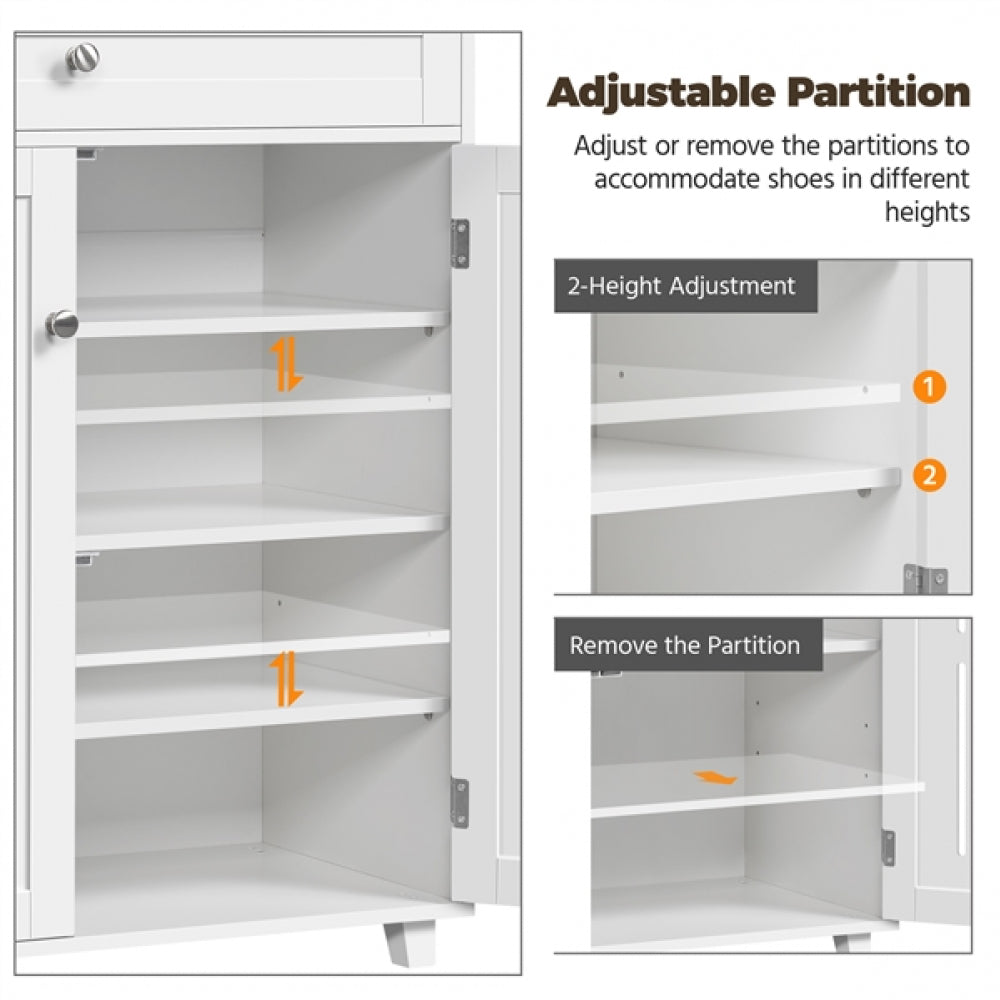 Shoe Storage Cabinet Adjustable Shoe Rack
