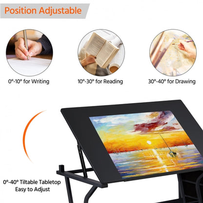 Art Table Drafting Table & Stool Set