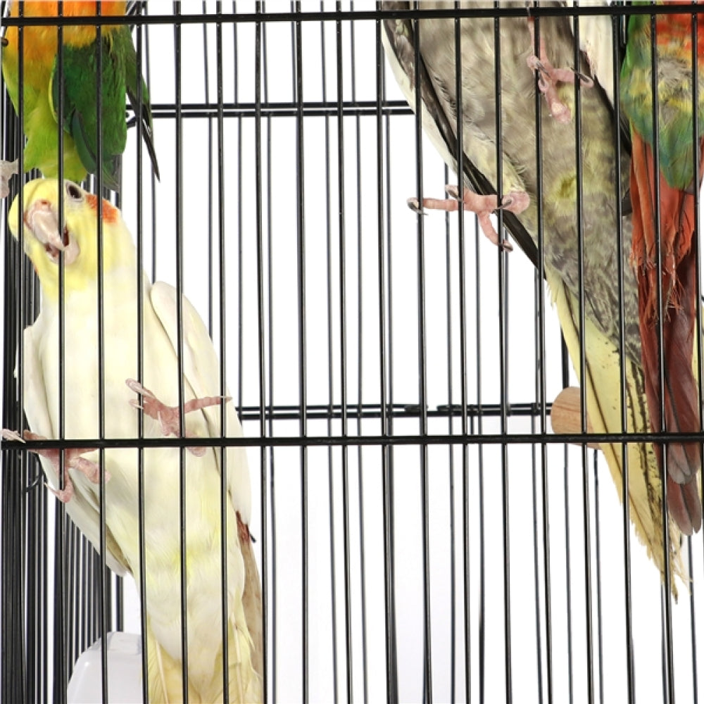 Open Top Metal Parrot Cage