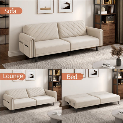 Fabric Convertible Sofa Bed