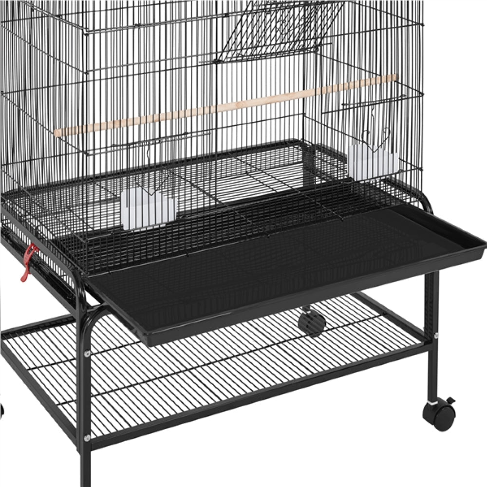 Large Parrot Cage Rolling Metal Bird Cage
