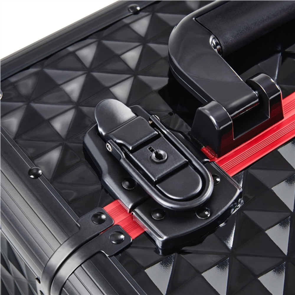Professional Rolling Makeup Train Case with Drawers