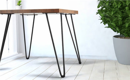 4PCS 16 Inch Solid Hairpin Table Legs 3-Rods