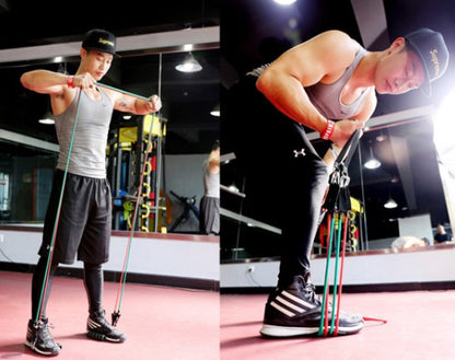 Fitness Exercises Resistance Bands Set