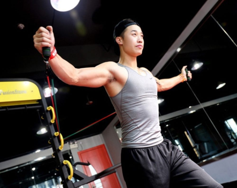 Fitness Exercises Resistance Bands Set