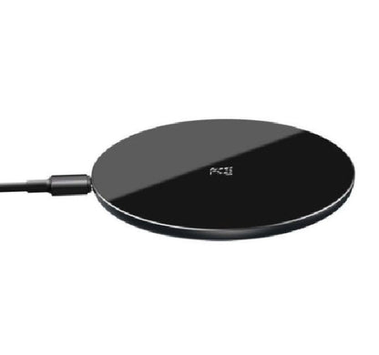 15W Quick Charge Wireless Charger Fast Wireless Charging Pad Phone Earbuds Black