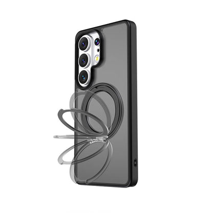 Compatible with Samsung S26 2026 360° Rotating Ring Stand Magnetic Phone Case
