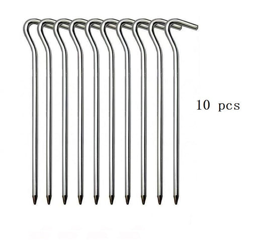 Camping Pegs – 10pcs Aluminium Alloy Tent Stakes HL2302
