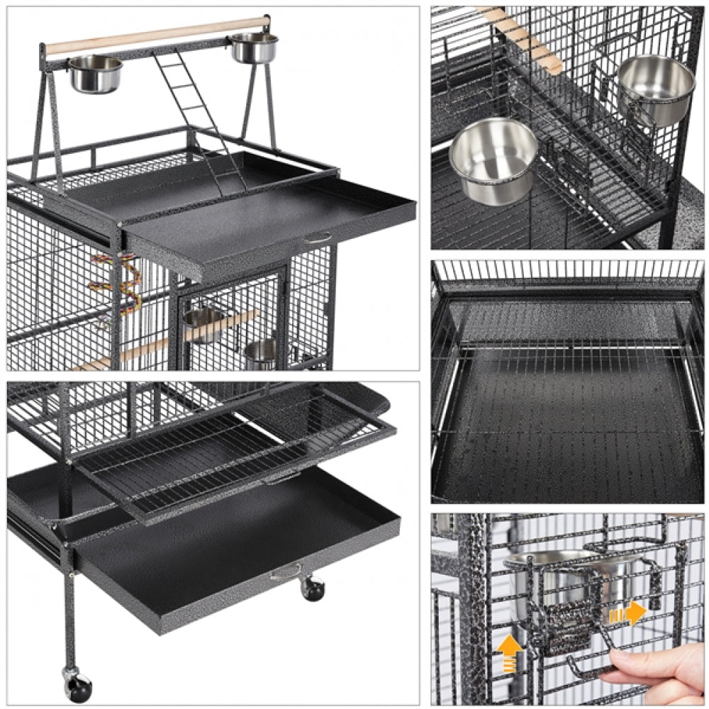 H68.5'' Play Top Parrot Cage