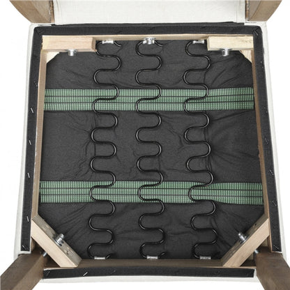 2PCS Classic Fabric Upholstered Dining Chair