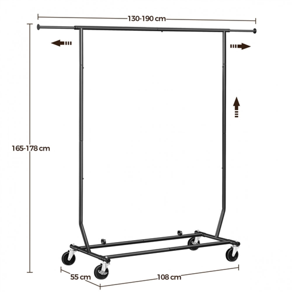 Adjustable Garment Rack & Organizer Clothes Rack