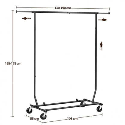 Adjustable Garment Rack & Organizer Clothes Rack