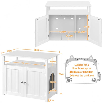 Pet Litter Box Enclosure
