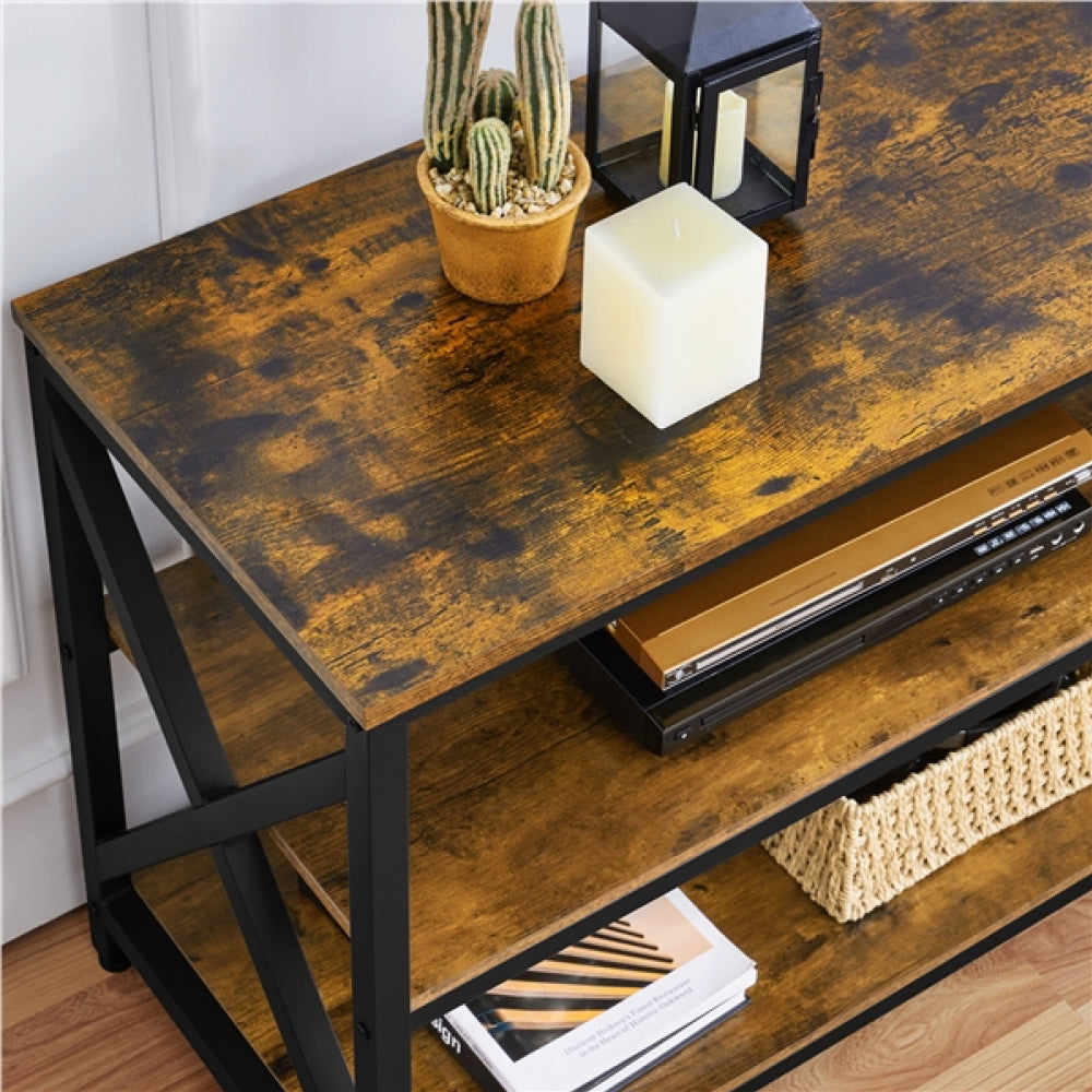 Vintage 3-layer TV Stand for TV up to 70 Inches