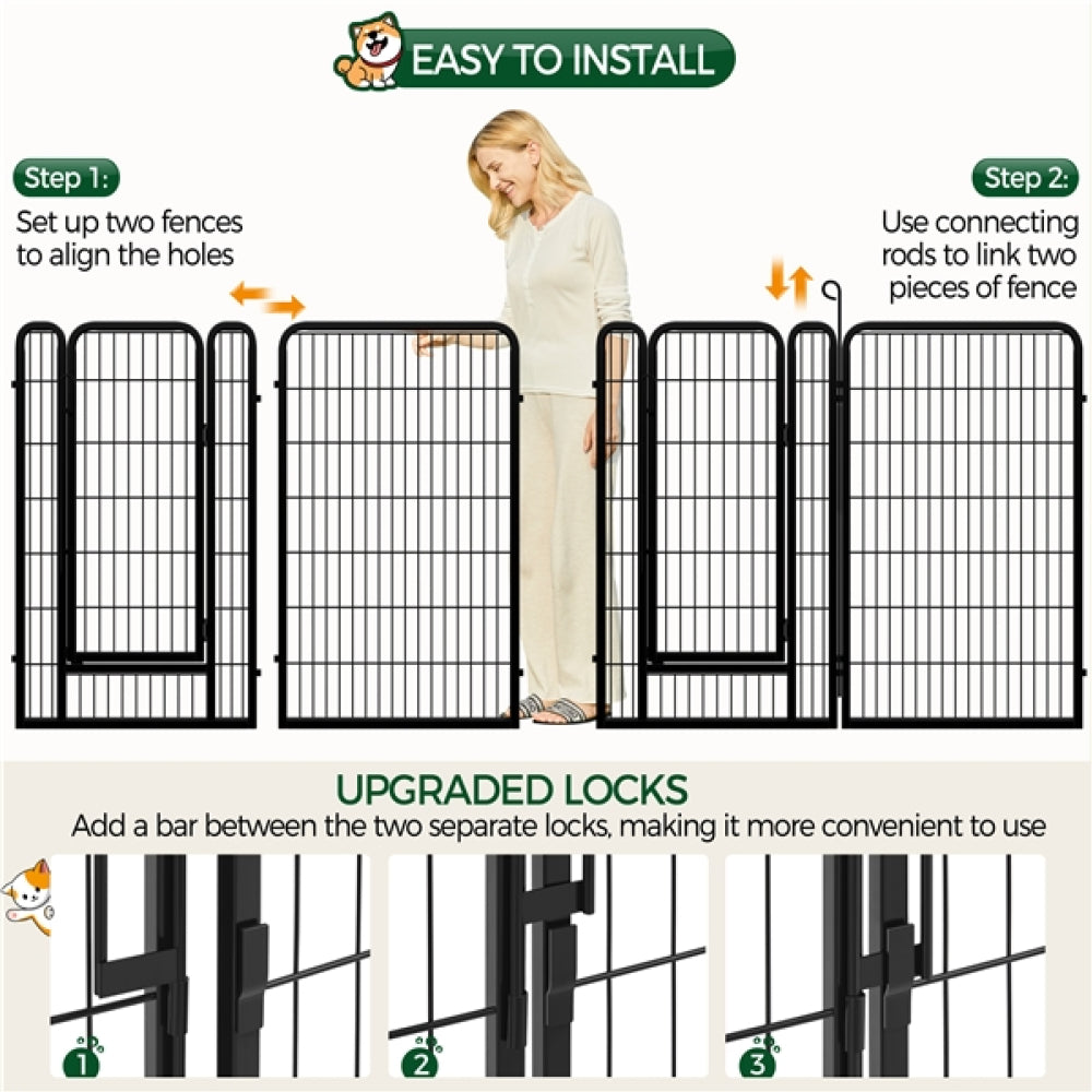 120cm H Tall Dog Playpen Panels