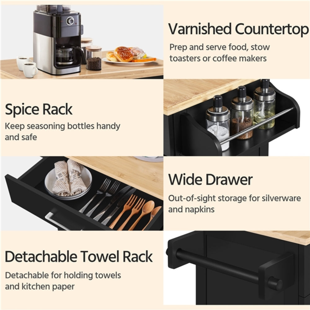 Kitchen Island with Wheels