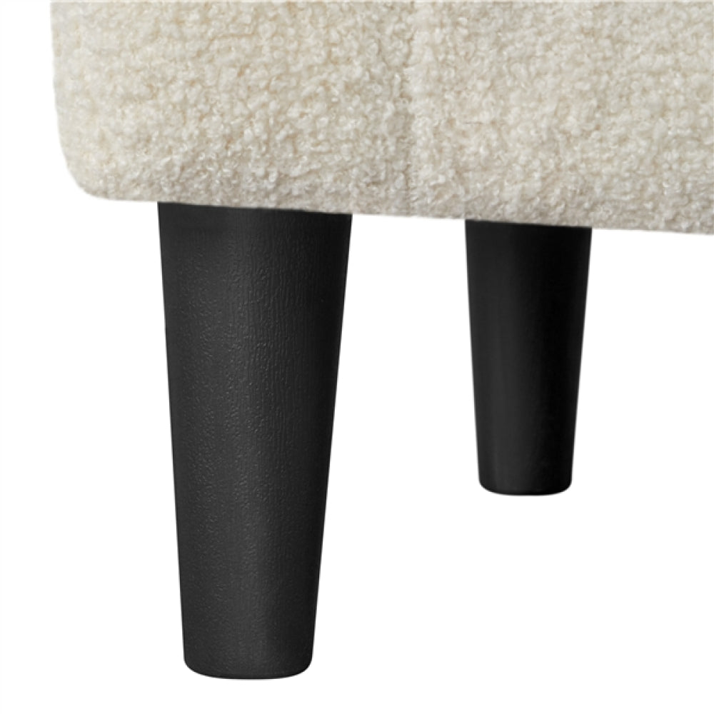 Boucle Club Chair Accent Barrel Chair Upholstered Arm Chair