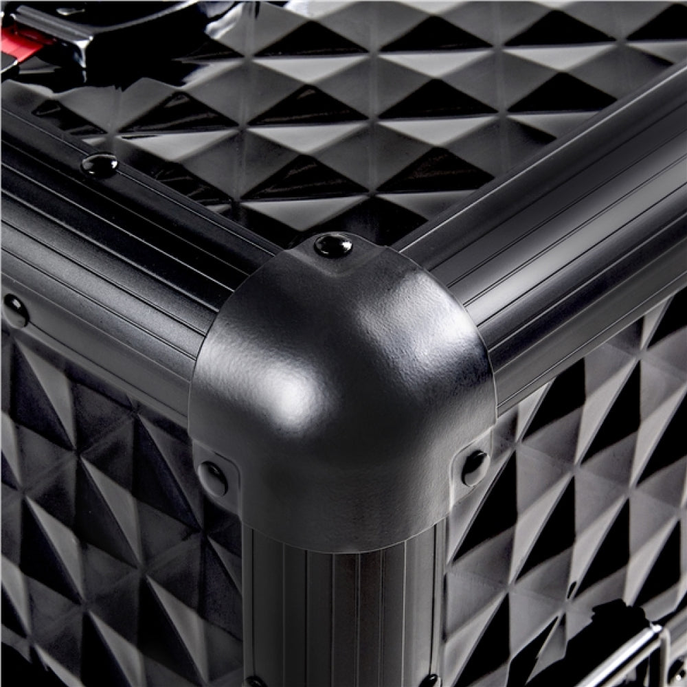 Professional Rolling Makeup Train Case with Drawers