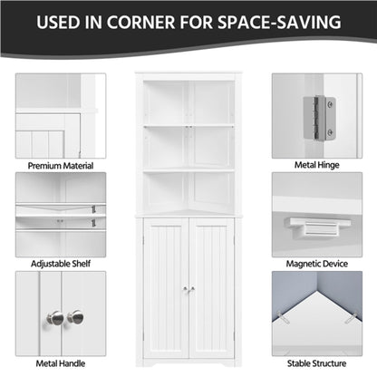 Tall Corner Cabinet Corner Shelving Uni