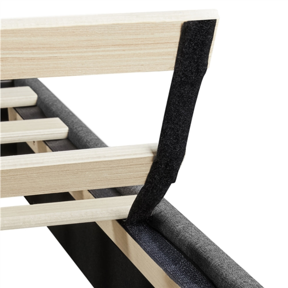 Fabric Upholstered Bed Frame Queen Size