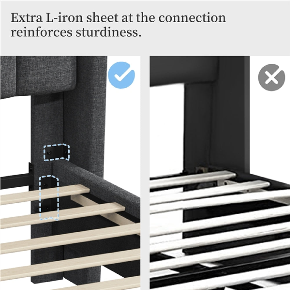 Queen Size Upholstered Bed Frame
