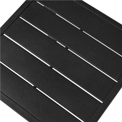 Outdoor Small Metal Square Side Table Garden Coffee End Table