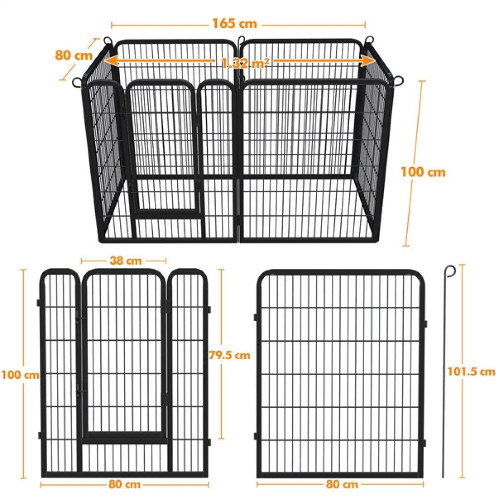 Foldable Metal Pet Playpen