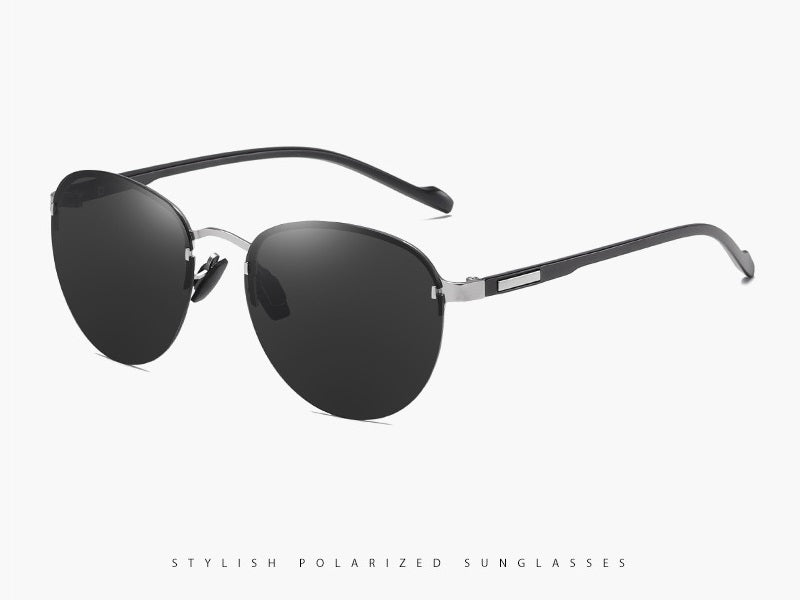 BLACK HD Polarized Lens Sunglasses Anti-Blue Ray Hydrophobic