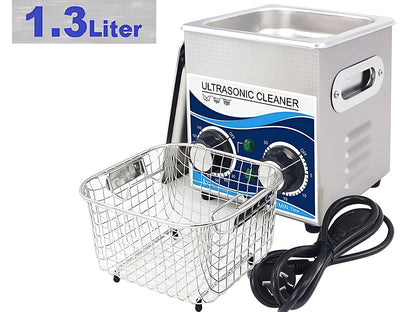 Ultrasonic Cleaner 1.3L Heated Ultrasonic