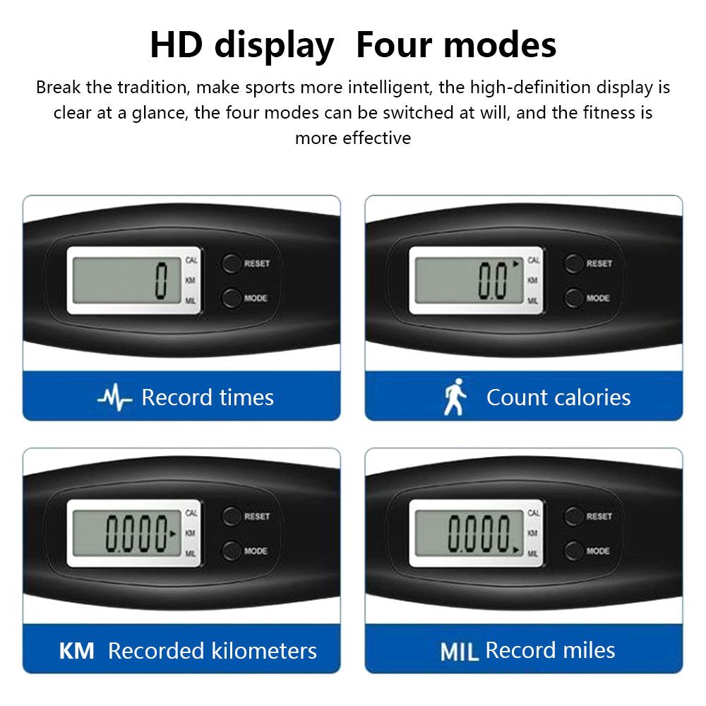 Cordless Skipping Digital Jump Rope (Black/Grey)