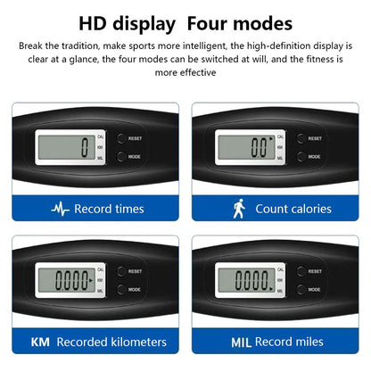 Cordless Skipping Digital Jump Rope (Black/Grey)