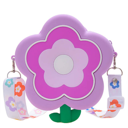 Flower Q Uncle Silicone Children's Crossbody Bags Phone Bag