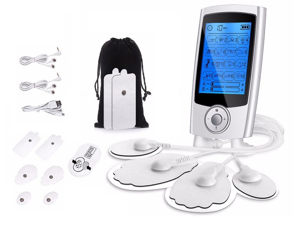 Electric TENS EMS Massager for Muscle Stimulation and Pain Relief