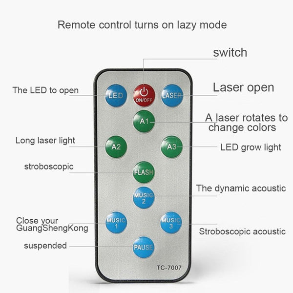 magic ball light side view