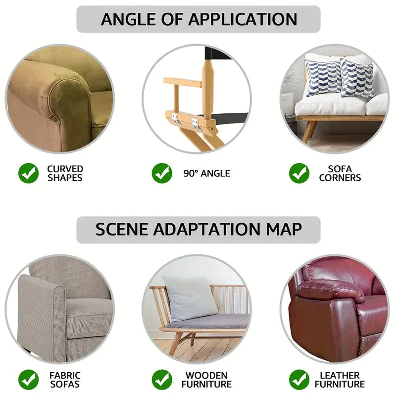 4PCS Pet Cat Anti Scratch Guard Mat Cat Scratching Post Furniture Sofa Protector