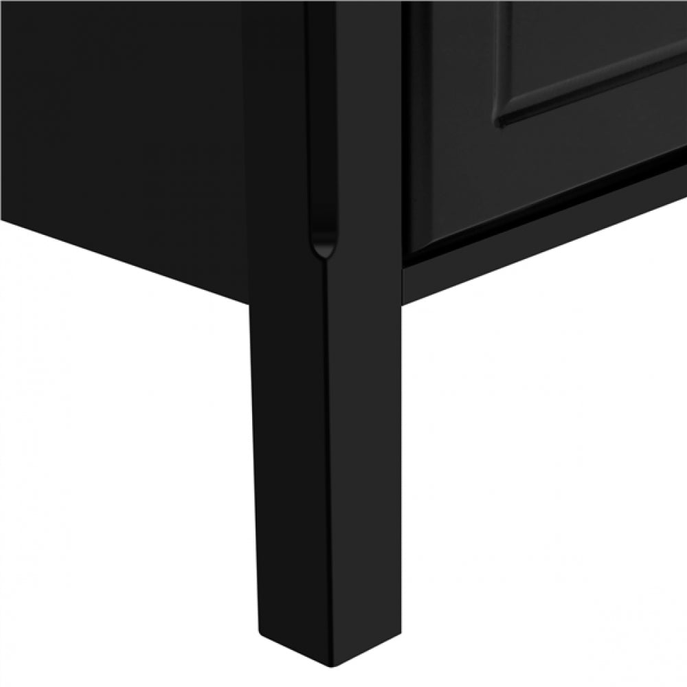 2x Side Table Nightstand End Table 3-drawer Side Table
