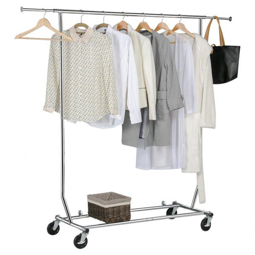 Adjustable Foldable Clothes Rack