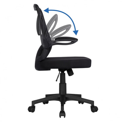 Height Adjustable Mesh Office Chair w/ Flip-up Armrests
