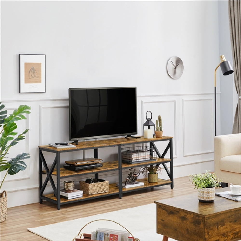 Vintage 3-layer TV Stand for TV up to 70 Inches