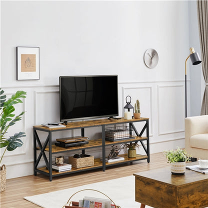 Vintage 3-layer TV Stand for TV up to 70 Inches