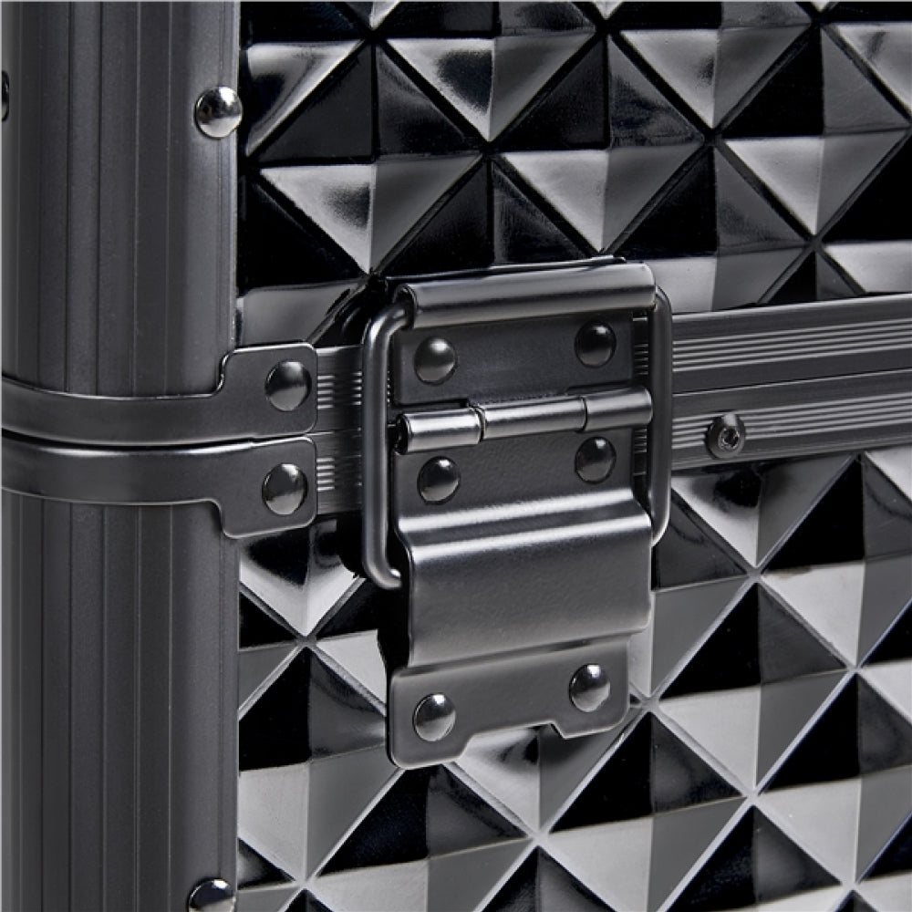 Professional Rolling Makeup Train Case with Drawers