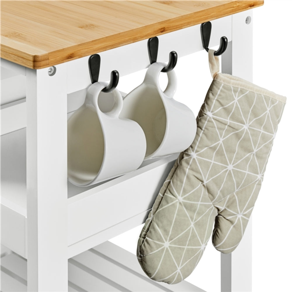 Kitchen Island with Wheels Kitchen Storage Serving Cart